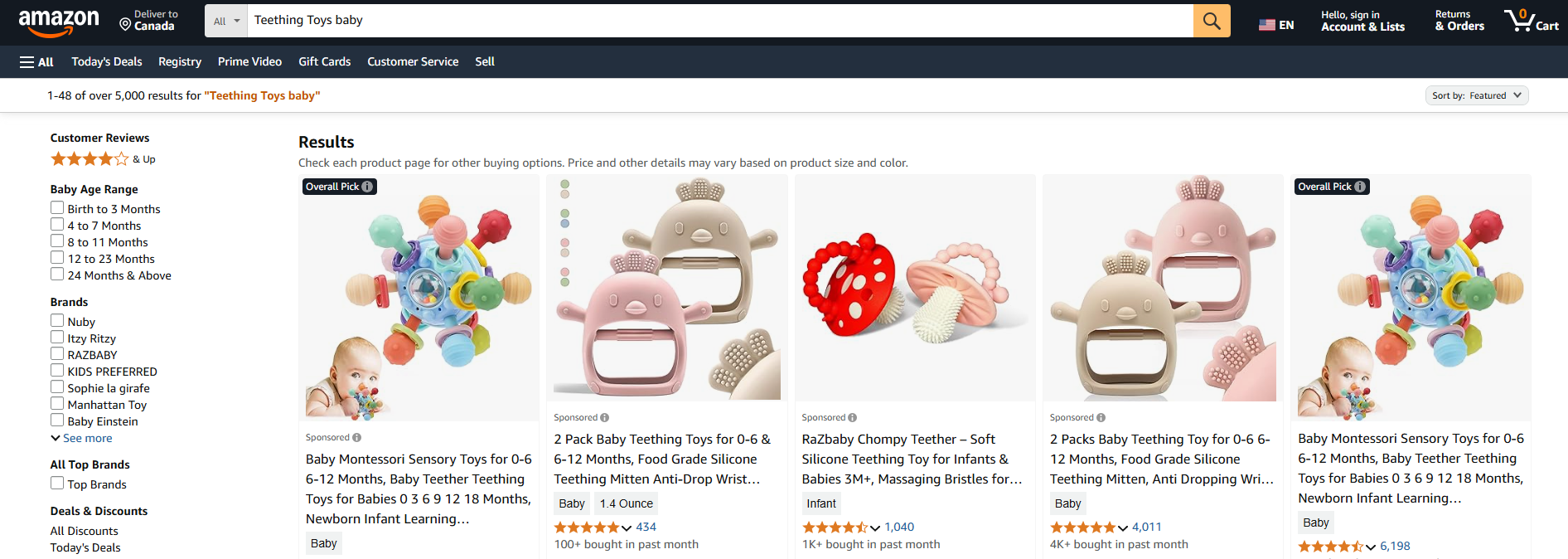 Teething Toys baby